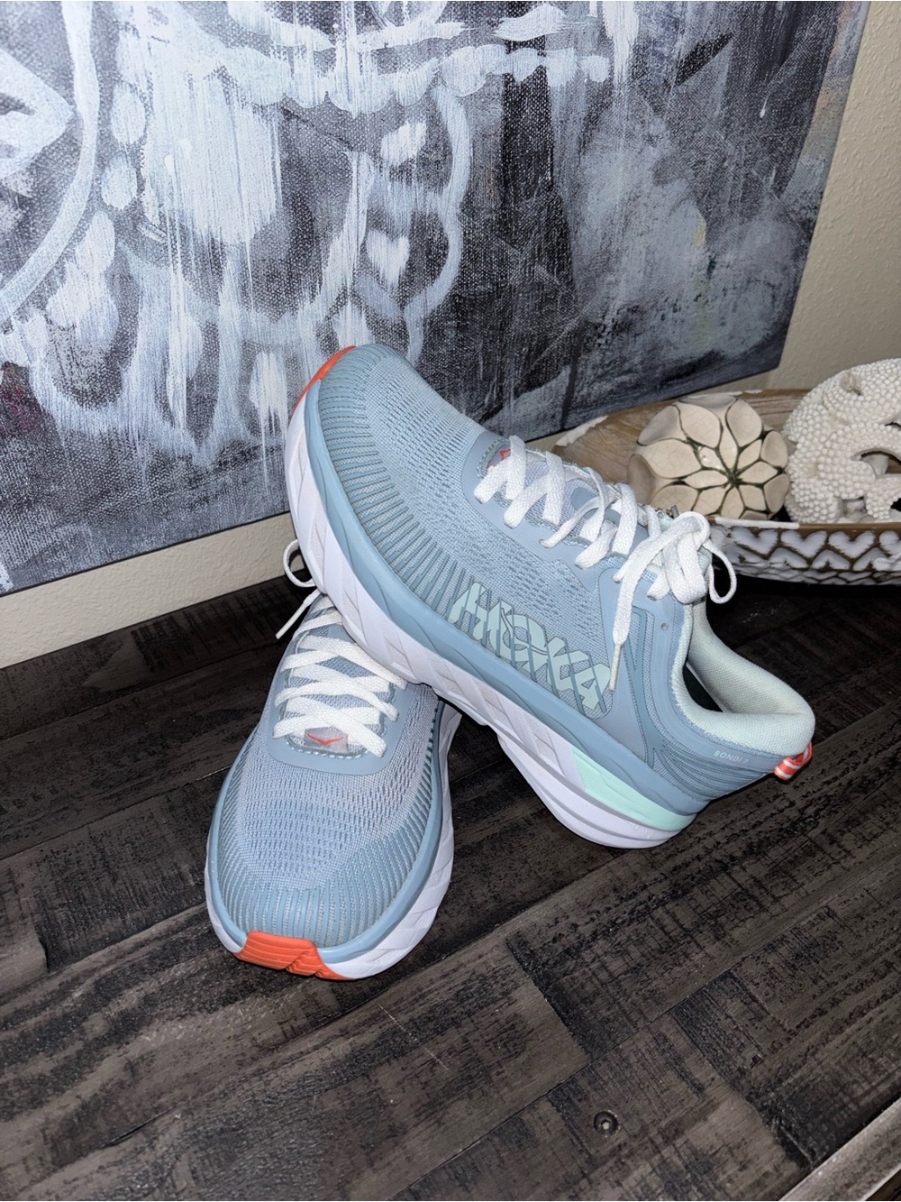 Hoka One One Bondi 7 running shoes WOMENS 7.5 WIDE - Picture 14 of 14